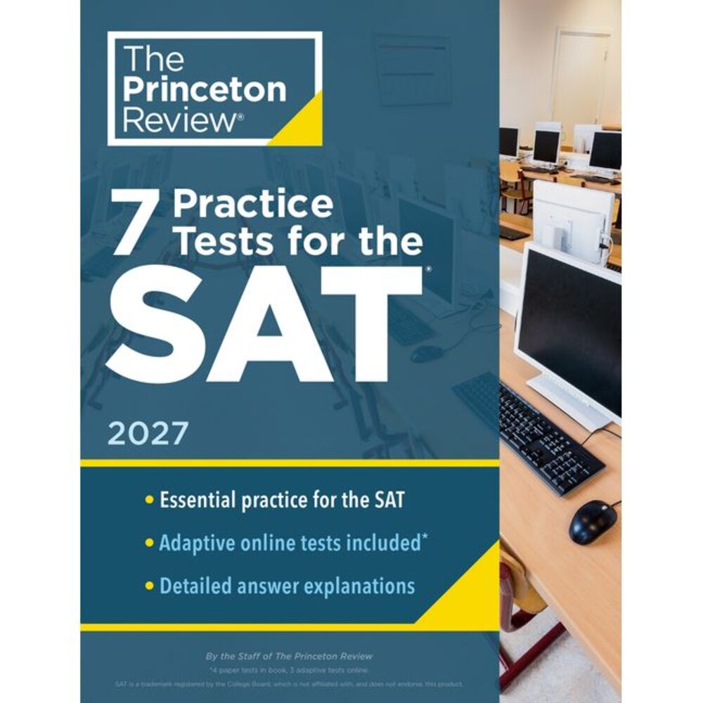 7 Practice Tests for the Sat, 2027: In-Book + Online Practice Tests for Your Top